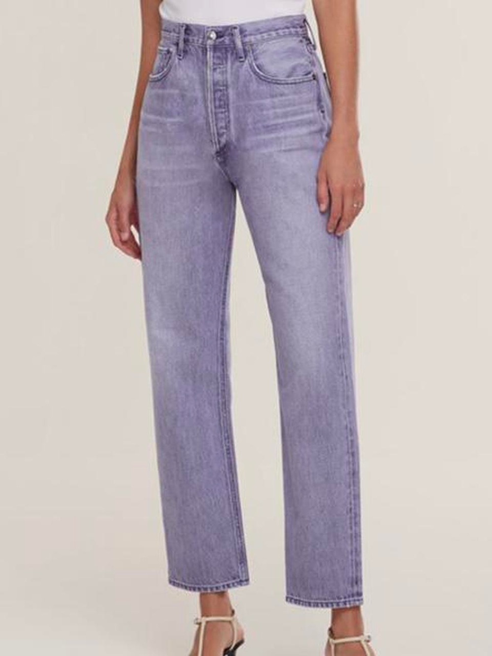Agolde 90s Pinch Waist in Ashberry 32 $250